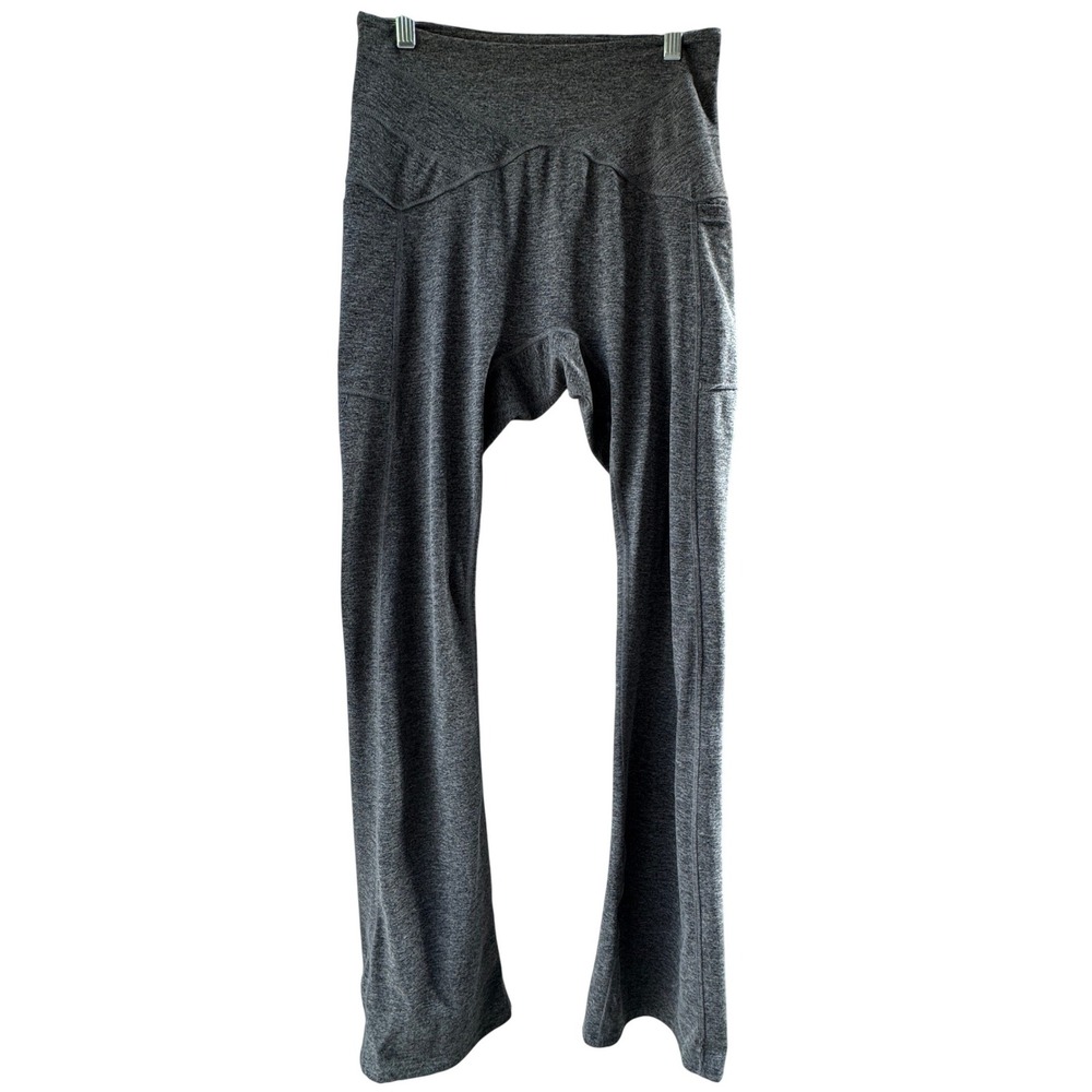 Free People Movement Blazing Pocket Flare Gray Pants Size M Activewear Yoga Gym